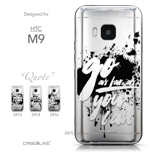 Collection - CASEiLIKE HTC One M9 back cover Quote 2415