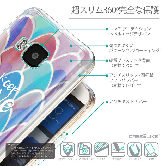 Details in Japanese - CASEiLIKE HTC One M9 back cover Quote 2417