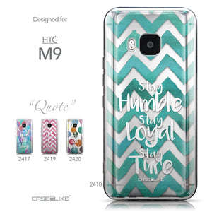Collection - CASEiLIKE HTC One M9 back cover Quote 2418