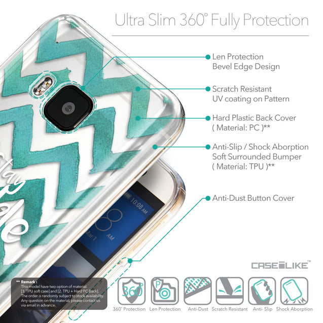 Details in English - CASEiLIKE HTC One M9 back cover Quote 2418