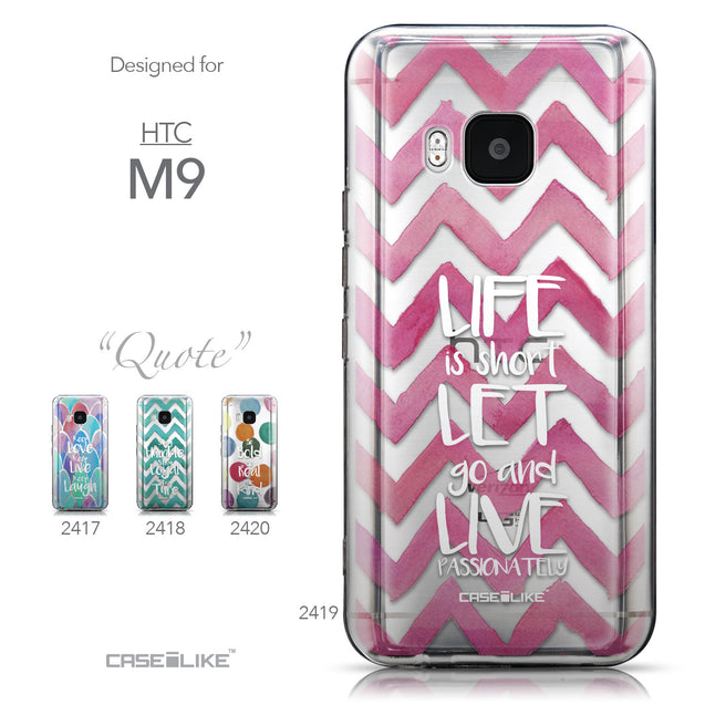 Collection - CASEiLIKE HTC One M9 back cover Quote 2419