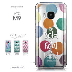 Collection - CASEiLIKE HTC One M9 back cover Quote 2420