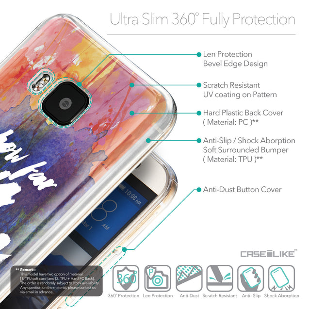 Details in English - CASEiLIKE HTC One M9 back cover Quote 2421