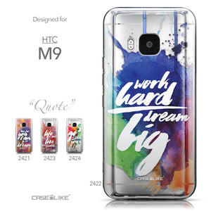 Collection - CASEiLIKE HTC One M9 back cover Quote 2422