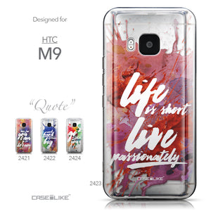 Collection - CASEiLIKE HTC One M9 back cover Quote 2423