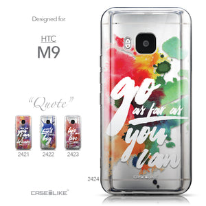 Collection - CASEiLIKE HTC One M9 back cover Quote 2424