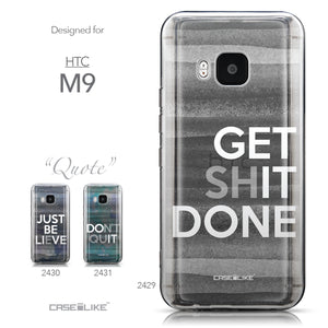 Collection - CASEiLIKE HTC One M9 back cover Quote 2429