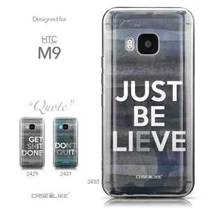 Collection - CASEiLIKE HTC One M9 back cover Quote 2430