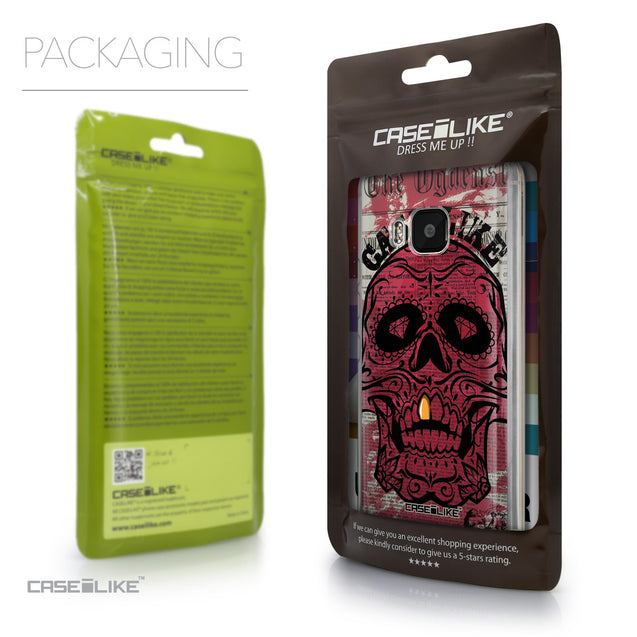 Packaging - CASEiLIKE HTC One M9 back cover Art of Skull 2523