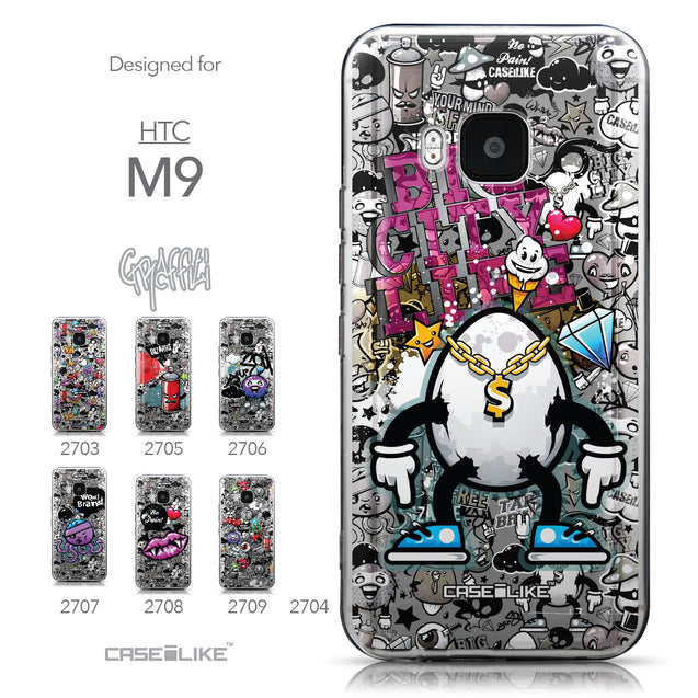 Collection - CASEiLIKE HTC One M9 back cover Graffiti 2704