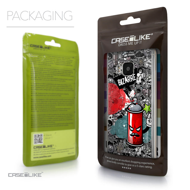 Packaging - CASEiLIKE HTC One M9 back cover Graffiti 2705