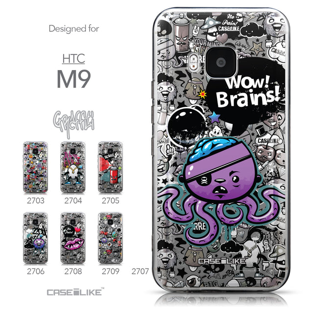 Collection - CASEiLIKE HTC One M9 back cover Graffiti 2707