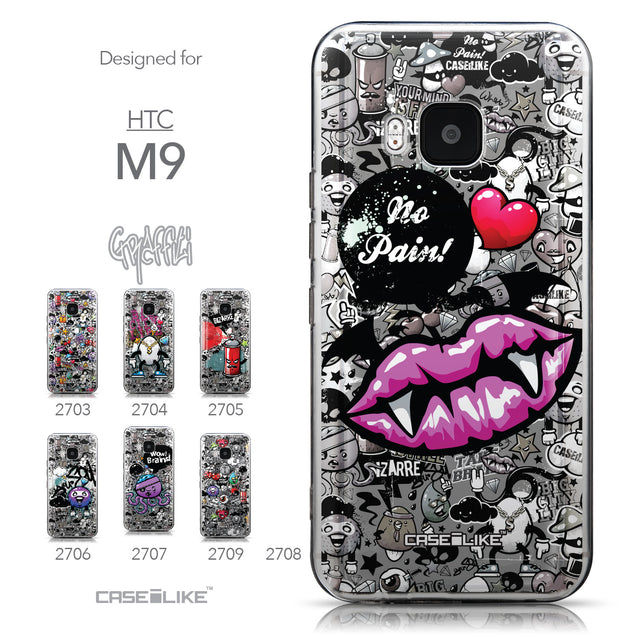 Collection - CASEiLIKE HTC One M9 back cover Graffiti 2708