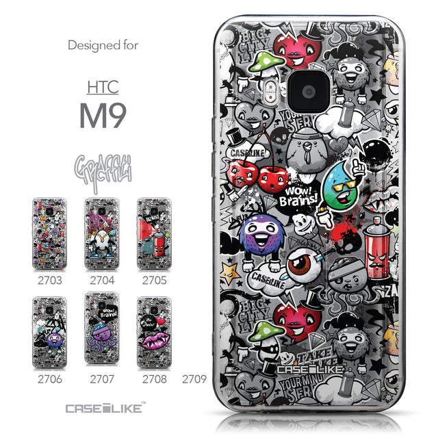 Collection - CASEiLIKE HTC One M9 back cover Graffiti 2709