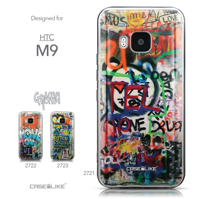 Collection - CASEiLIKE HTC One M9 back cover Graffiti 2721