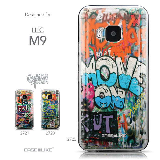 Collection - CASEiLIKE HTC One M9 back cover Graffiti 2722