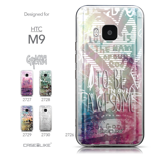 Collection - CASEiLIKE HTC One M9 back cover Graffiti 2726