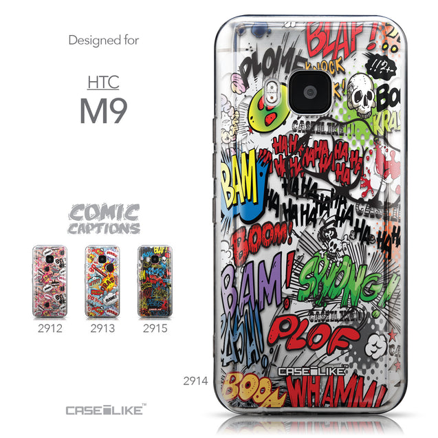 Collection - CASEiLIKE HTC One M9 back cover Comic Captions 2914