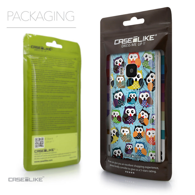 Packaging - CASEiLIKE HTC One M9 back cover Owl Graphic Design 3312