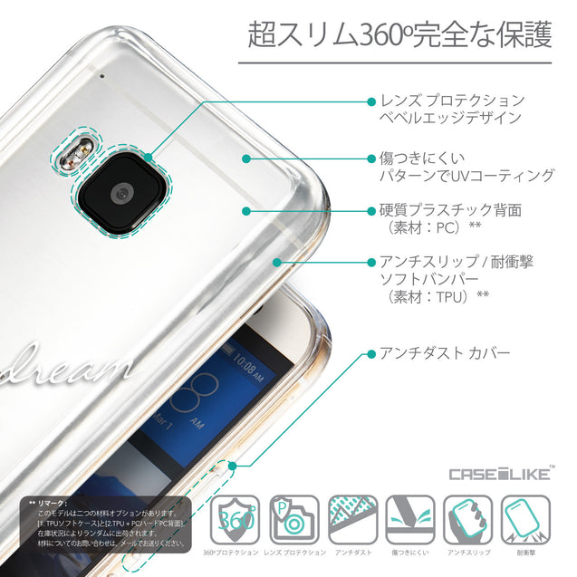Details in Japanese - CASEiLIKE HTC One M9 back cover Owl Graphic Design 3314