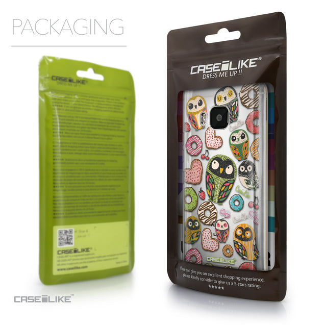 Packaging - CASEiLIKE HTC One M9 back cover Owl Graphic Design 3315