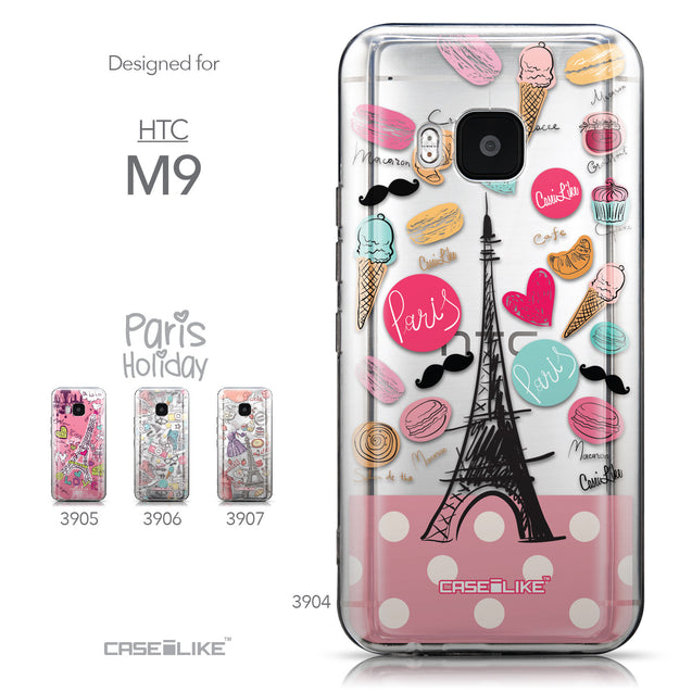 Collection - CASEiLIKE HTC One M9 back cover Paris Holiday 3904