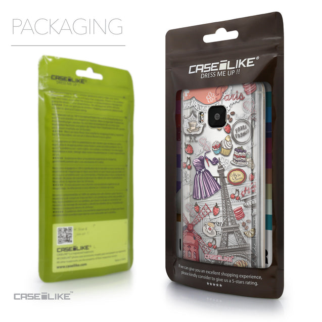 Packaging - CASEiLIKE HTC One M9 back cover Paris Holiday 3907
