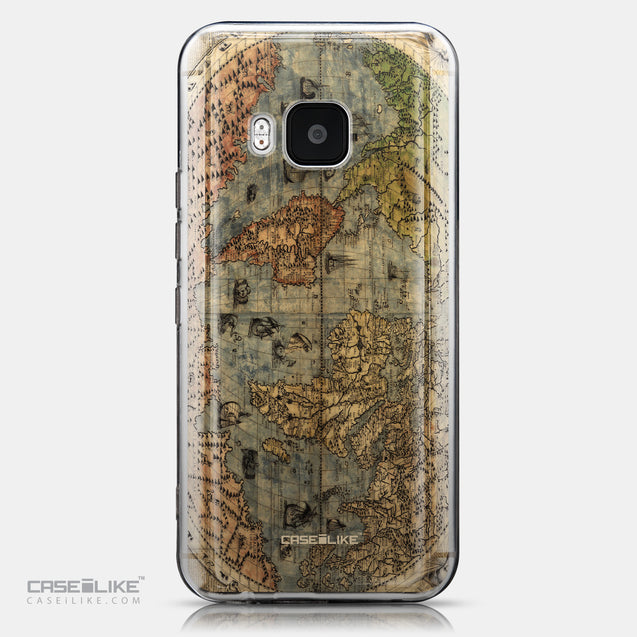 CASEiLIKE HTC One M9 back cover World Map Vintage 4608