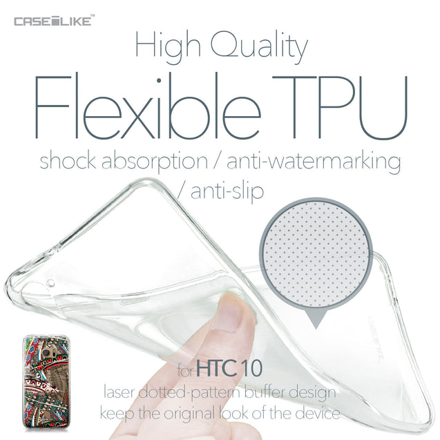 HTC 10 case Indian Tribal Theme Pattern 2055 Soft Gel Silicone Case | CASEiLIKE.com