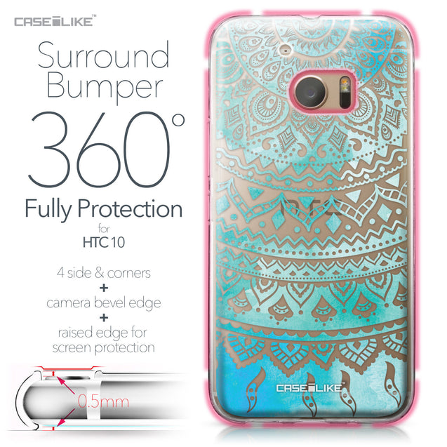 HTC 10 case Indian Line Art 2066 Bumper Case Protection | CASEiLIKE.com