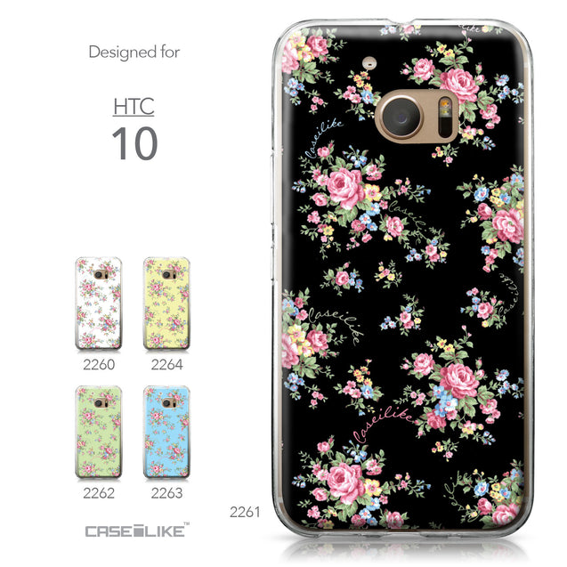 HTC 10 case Floral Rose Classic 2261 Collection | CASEiLIKE.com