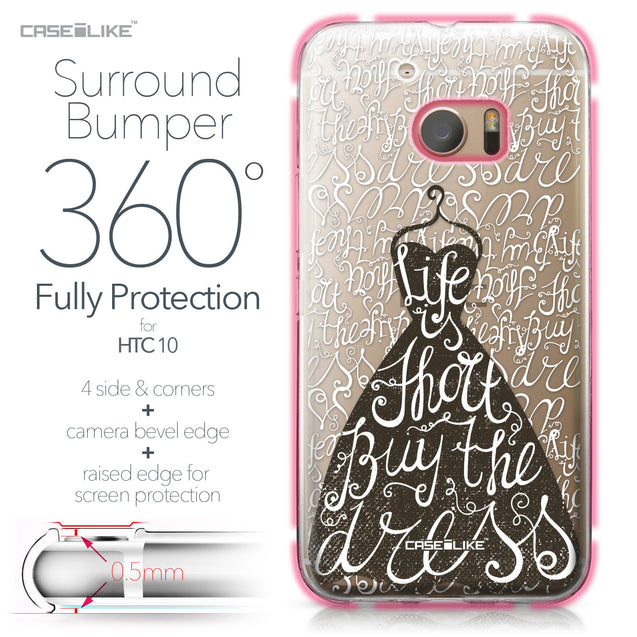 HTC 10 case Quote 2404 Bumper Case Protection | CASEiLIKE.com