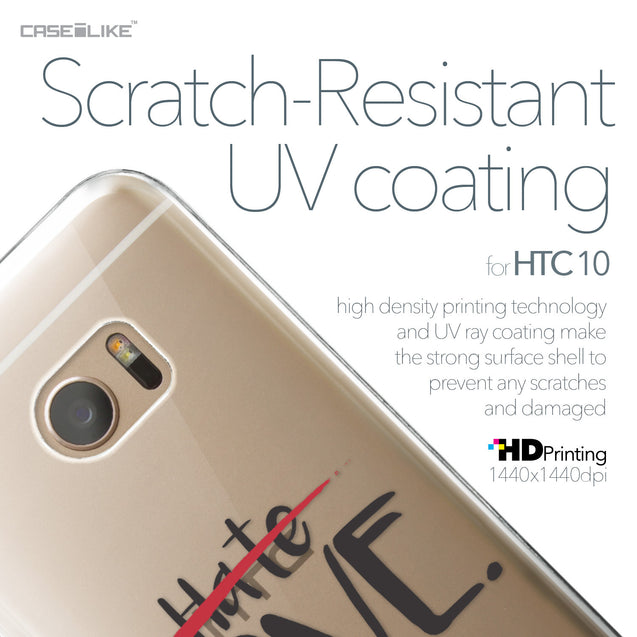 HTC 10 case Quote 2406 with UV-Coating Scratch-Resistant Case | CASEiLIKE.com
