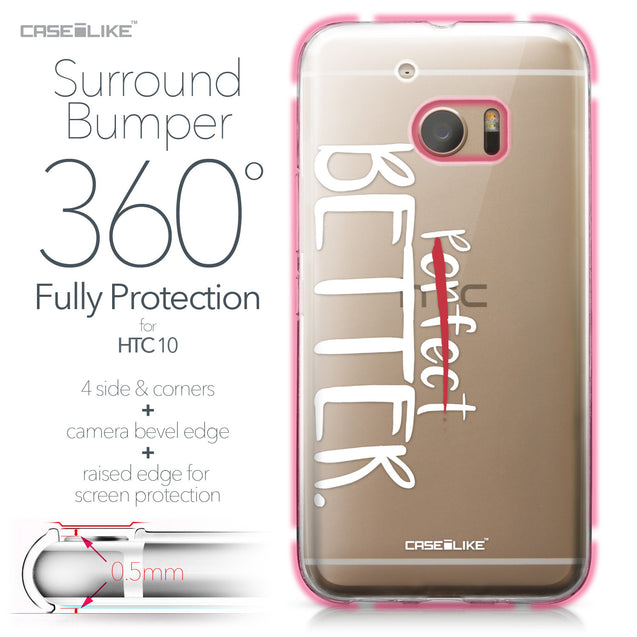 HTC 10 case Quote 2410 Bumper Case Protection | CASEiLIKE.com