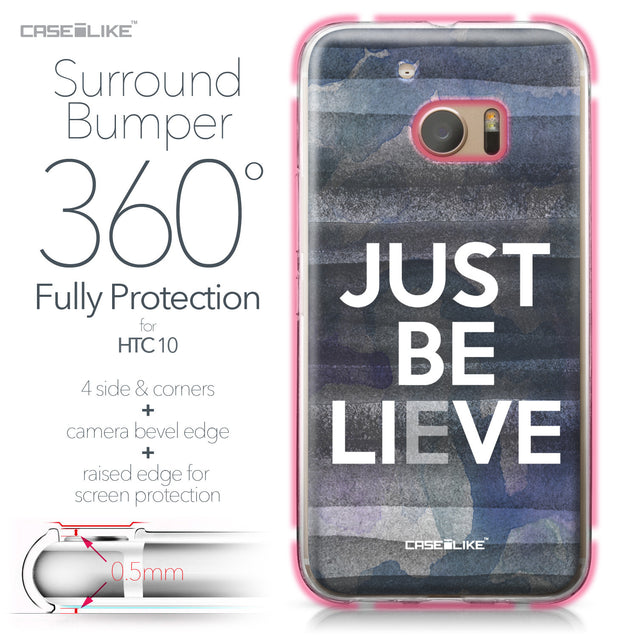 HTC 10 case Quote 2430 Bumper Case Protection | CASEiLIKE.com