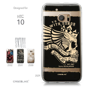HTC 10 case Art of Skull 2529 Collection | CASEiLIKE.com