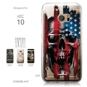HTC 10 case Art of Skull 2532 Collection | CASEiLIKE.com