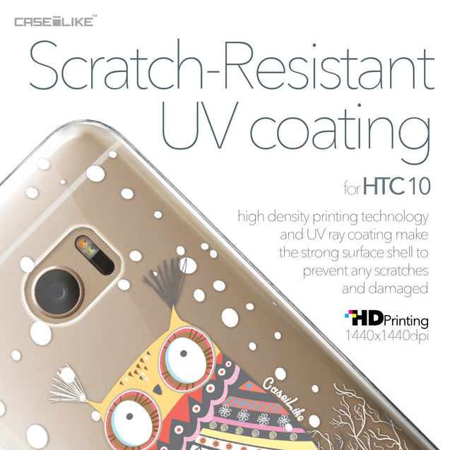 HTC 10 case Owl Graphic Design 3317 with UV-Coating Scratch-Resistant Case | CASEiLIKE.com