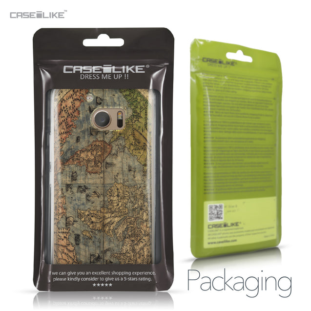 HTC 10 case World Map Vintage 4608 Retail Packaging | CASEiLIKE.com