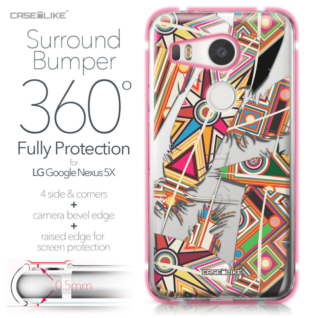 LG Google Nexus 5X case Indian Tribal Theme Pattern 2054 Bumper Case Protection | CASEiLIKE.com
