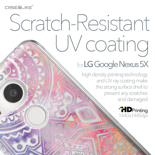 LG Google Nexus 5X case Indian Line Art 2065 with UV-Coating Scratch-Resistant Case | CASEiLIKE.com
