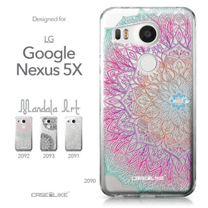 LG Google Nexus 5X case Mandala Art 2090 Collection | CASEiLIKE.com