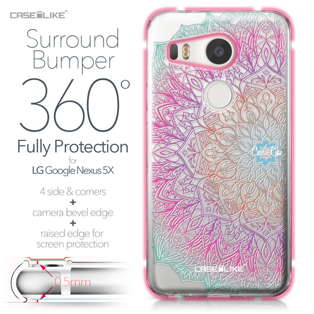 LG Google Nexus 5X case Mandala Art 2090 Bumper Case Protection | CASEiLIKE.com