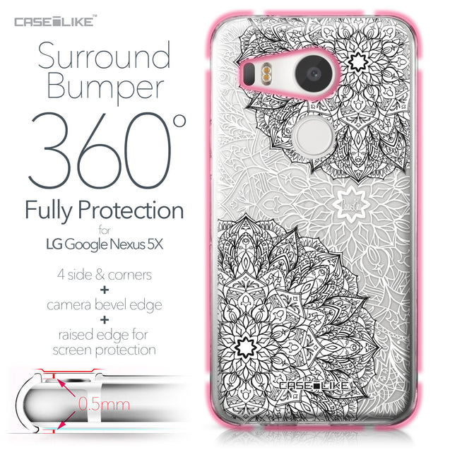 LG Google Nexus 5X case Mandala Art 2093 Bumper Case Protection | CASEiLIKE.com