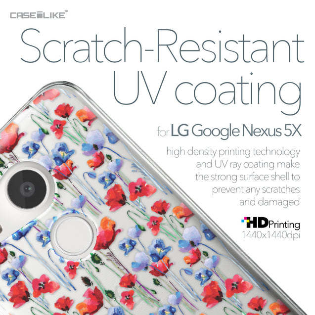 LG Google Nexus 5X case Watercolor Floral 2233 with UV-Coating Scratch-Resistant Case | CASEiLIKE.com