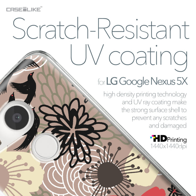 LG Google Nexus 5X case Japanese Floral 2254 with UV-Coating Scratch-Resistant Case | CASEiLIKE.com