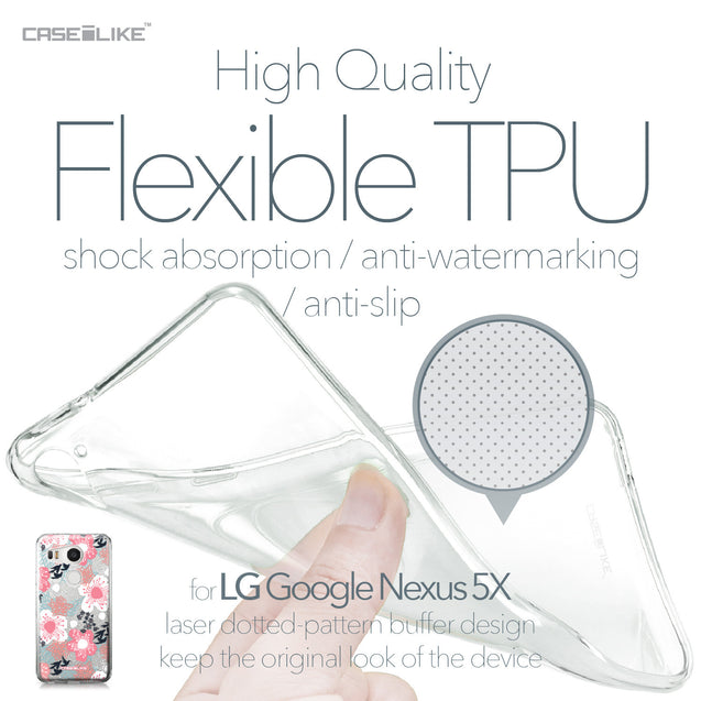 LG Google Nexus 5X case Japanese Floral 2255 Soft Gel Silicone Case | CASEiLIKE.com