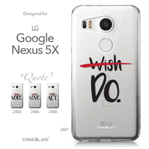 LG Google Nexus 5X case Quote 2407 Collection | CASEiLIKE.com