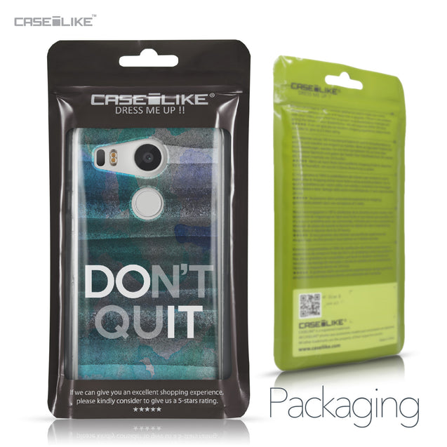 LG Google Nexus 5X case Quote 2431 Retail Packaging | CASEiLIKE.com