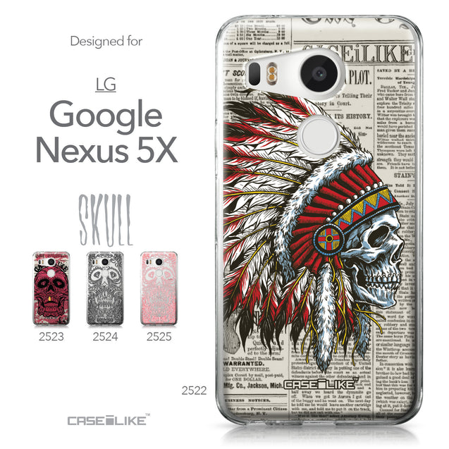 LG Google Nexus 5X case Art of Skull 2522 Collection | CASEiLIKE.com